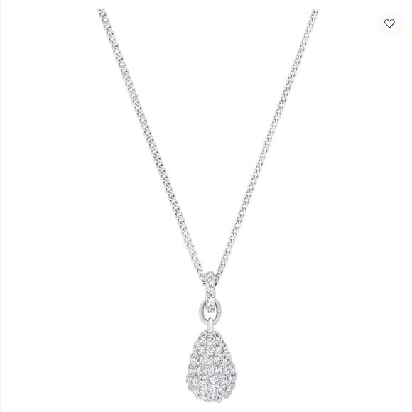 SWAROVSKI Heloise pendant White, Rhodium plated - Picture 3 of 4